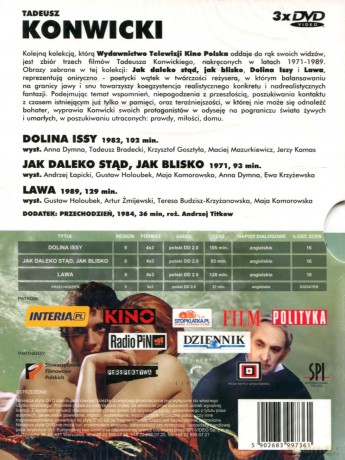 Tadeusz Konwicki BOX: Jak daleko stąd, jak blisko/ Dolina Issy / Lawa [3DVD]