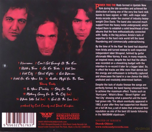 Rods: In The Raw [CD]