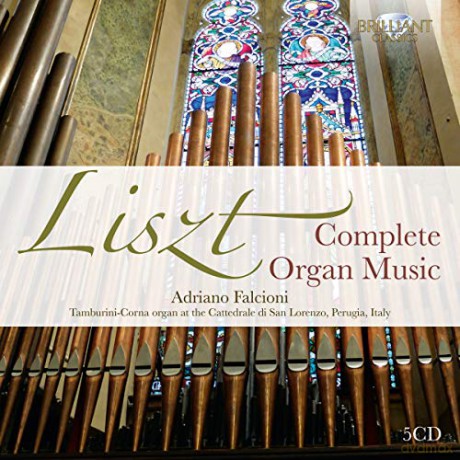 Adriano Falcioni: Liszt: Complete Organ Music [5CD]