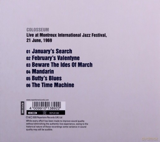 Colosseum: Live At The Montreux International Jazz Festival 1969 [CD]