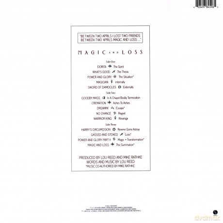 Lou Reed: Magic And Loss (Black Friday 2020) (RSD) [2xWinyl]