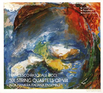 Alla Maniera Italiana Ensemble: Ricci: 6 String Quartets. Op. VIII [CD]