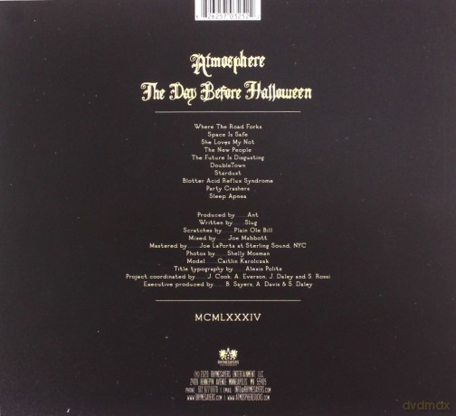 Atmosphere: The Day Before Halloween [CD]
