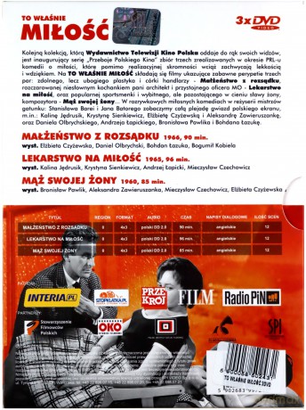 To właśnie miłość: Małżeństwo z rozsądku | Lekarstwo na miłość | Mąż swojej żony [BOX] [3DVD]