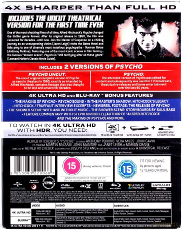 Psychoza (steelbook) [Blu-Ray 4K]+[Blu-Ray]