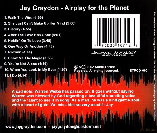 Jay Graydon: Airplay For The Planet [CD]