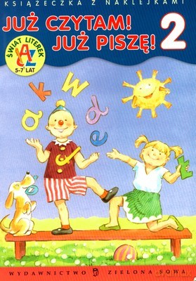Już Czytam Juz Piszę 2 Książeczka z Naklejkami [KSIĄŻKA]