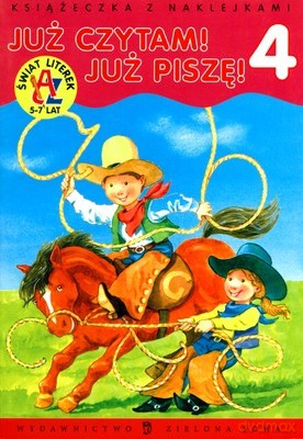 Już Czytam Już Piszę 4 Książeczka z Naklejkami [KSIĄŻKA]