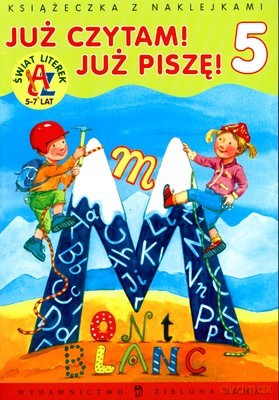 Już Czytam Już Piszę 5 Książeczka z Naklejkami [KSIĄŻKA]