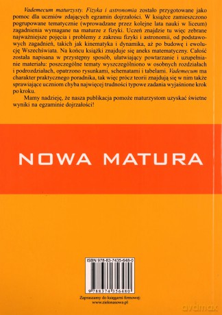 Vademecum Maturzysty Fizyka i Astronomia [KSIĄŻKA]