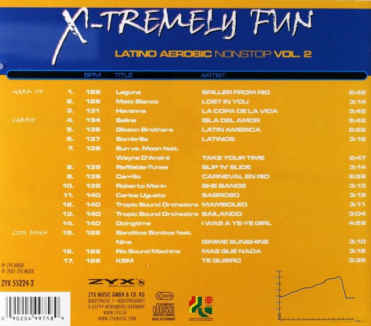X-Tremely Fun - Latino Aerobic N [CD]