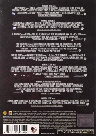Tim Burton kolekcja: Batman | Powrót Batmana | Charlie i fabryka czekolady | Sweeney Todd Demoniczny Golibroda z Fleet Street | Sok z żuka | Marsjanie atakują | Gnijąca Panna Młoda | Wielka przygoda Pee Wee Hermana [8DVD]