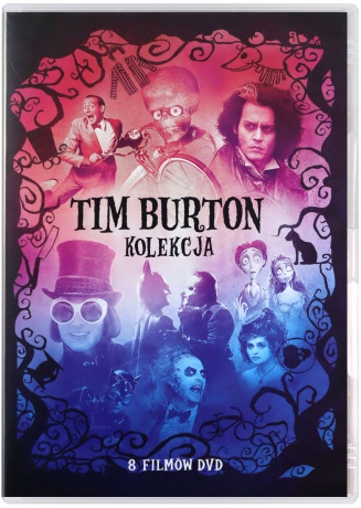 Tim Burton kolekcja: Batman | Powrót Batmana | Charlie i fabryka czekolady | Sweeney Todd Demoniczny Golibroda z Fleet Street | Sok z żuka | Marsjanie atakują | Gnijąca Panna Młoda | Wielka przygoda Pee Wee Hermana [8DVD]