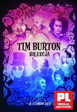 Tim Burton kolekcja: Batman | Powrót Batmana | Charlie i fabryka czekolady | Sweeney Todd Demoniczny Golibroda z Fleet Street | Sok z żuka | Marsjanie atakują | Gnijąca Panna Młoda | Wielka przygoda Pee Wee Hermana [8DVD]