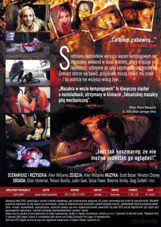 Masakra w wozie kempingowym [DVD]