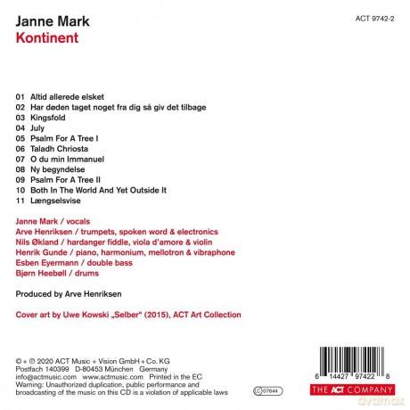 Mark, Janne: Kontinent [CD]