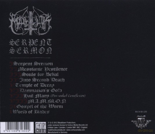 Marduk: Serpent Sermon [CD]