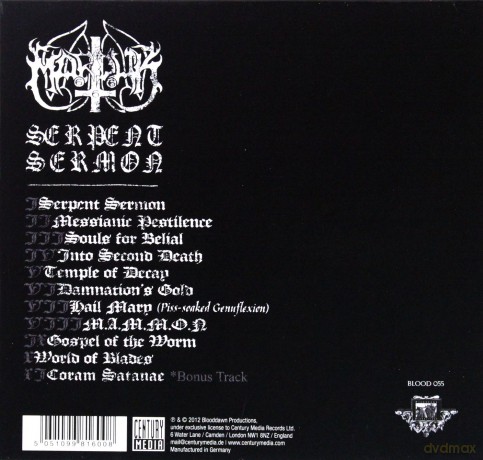 Marduk: Serpent Sermon (Ltd. Edition Mediabook) [CD]