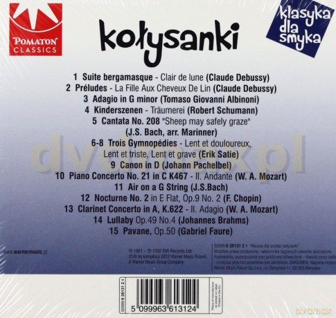 Klasyka Dla Smyka: Kołysanki (digipack) [CD]