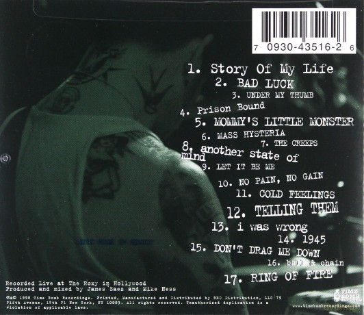 Social Distortion: Live at the Roxy [CD]
