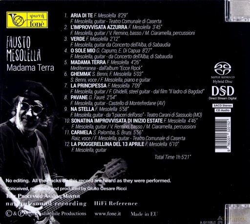 Fausto Mesolella: Madama Terra (Sacd) [CD]