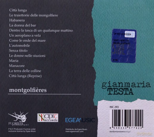 Gianmaria Testa: Montgolfieres [New Edition] [CD]