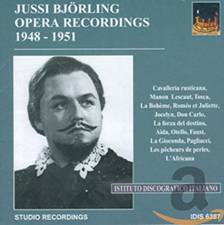 Jussi Bjorling: Opera Recordings 1948-1951 [CD]