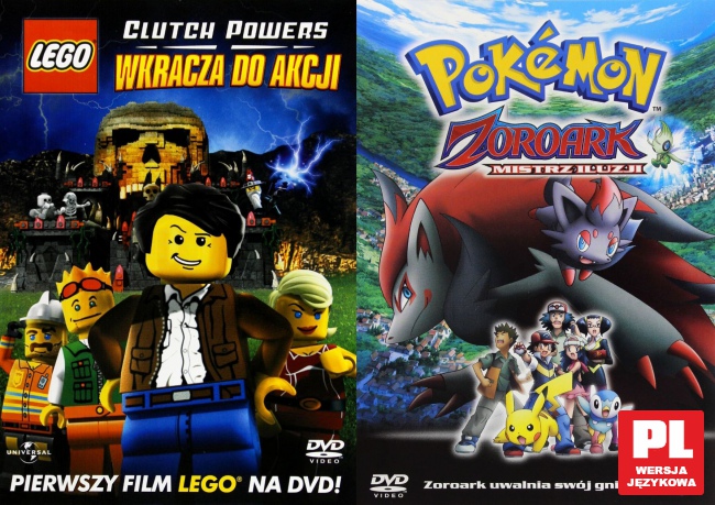 LEGO - Clutch Powers wkracza do akcji / Pokemon Zoroark: Mistrz iluzji [2DVD]