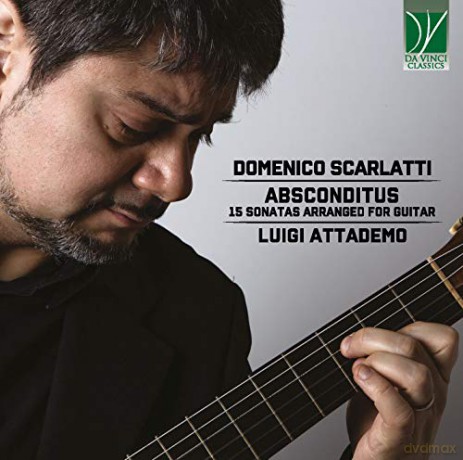 Luigi Attademo: Scarlatti: Absconditus, 15 Sonatas For Guitar [CD]