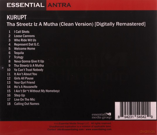 Kurupt: Tha Streetz Iz A Mutha [CD]