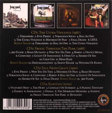 Death Angel: The Enigma Years (1987-1990): 4cd Capacity Wallet [CD]