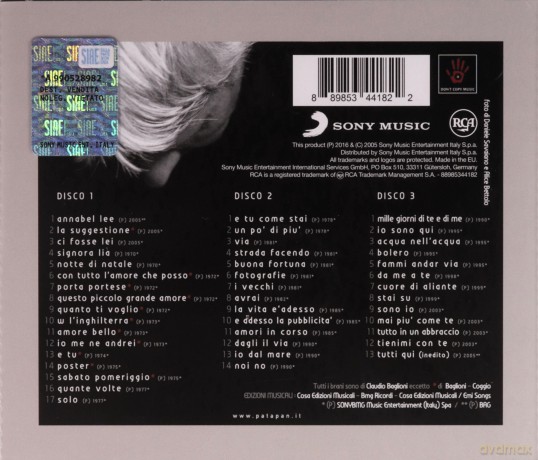 Claudio Baglioni: Tutti Qui [3CD]