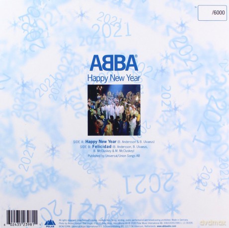 ABBA: Happy New Year (Blue) [Winyl]