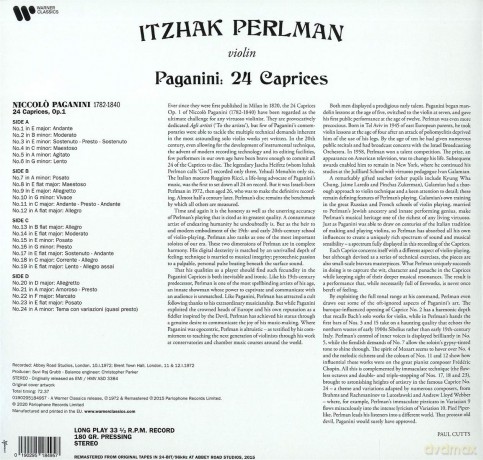 Itzhak Perlman: Paganini: 24 Caprices [2xWinyl]