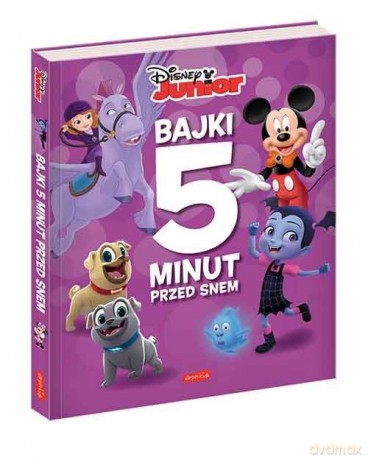 Książka Bajki 5 minut przed snem. Disney Junior [KSIĄŻKA]