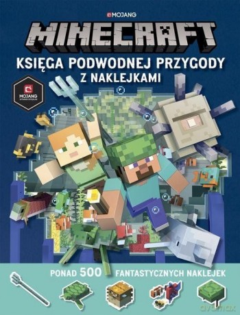 Minecraft Księga podwodnej przygody z naklejkami [KSIĄŻKA]