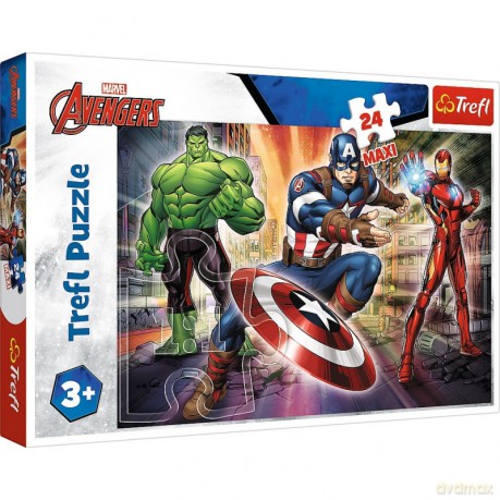 TREFL 24 el. MAXI W świecie Avengersów [PUZZLE]