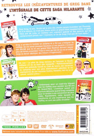 Diary of a Wimpy Kid 1-4 (Dziennik cwaniaczka 1-4) [BOX] [4DVD]