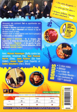 How I Met Your Mother Season 5  (Jak poznałem waszą matkę) [3DVD]