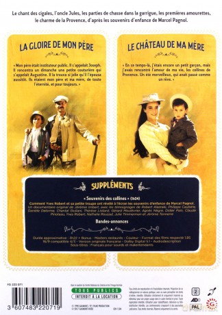 My Father's Glory / My Mother's Castle (Chwala mojego ojca / Zamek mojej matki) [2DVD]
