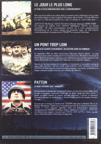 The Longest Day | Patton | A Bridge Too Far (Najdłuższy dzień | O jeden most za daleko) [BOX] [3DVD]