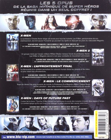 X-Men: First Class / X-Men / X-Men 2 / The Last Stand / Days of Future Past [BOX] [5xBlu-Ray]