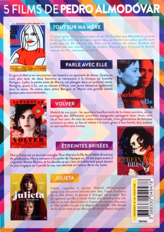 The Portrait of a Lady / Talk to Her / Volver / Broken Embraces / Julieta (Portret damy / Porozmawiaj z nią / Przerwane objęcia) [BOX] [5DVD]