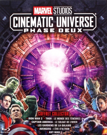 Iron Man 3 / Thor: The Dark World / Captain America: The Winter Soldier / Guardians of the Galaxy / Avengers: Age of Ultron / Ant-Man [BOX] [6xBlu-Ray]