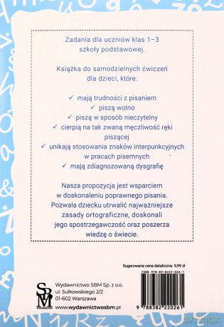 Dysgrafia. Zadania dla uczniów klas 1-3 - Lucyna Kasjanowicz [KSIĄŻKA]