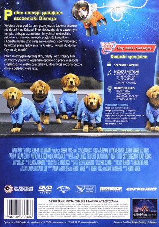 Kosmiczne psiaki (Gwiezdny zaprzęg) (Disney) [DVD]