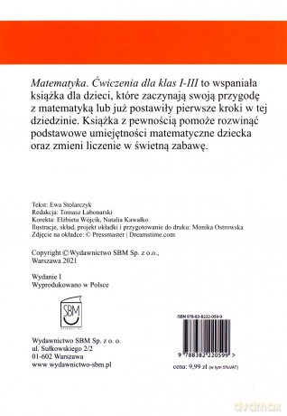 Matematyka. Ćwiczenia dla klas 1-3 - Ewa Stolarczyk [KSIĄŻKA]