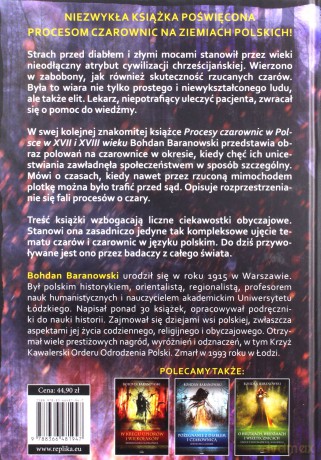 Procesy czarownic w Polsce w XVII i XVIII wieku - Bohdan Baranowski [KSIĄŻKA]