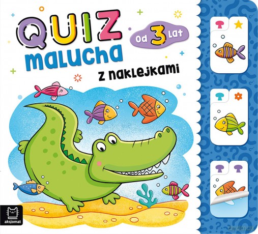 Quiz malucha z naklejkami od 3 lat [KSIĄŻKA]