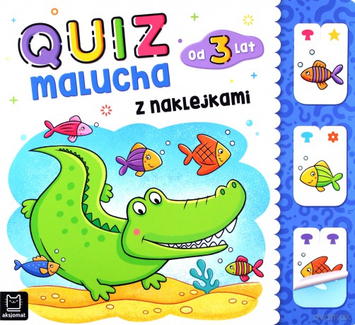 Quiz malucha z naklejkami od 3 lat [KSIĄŻKA]